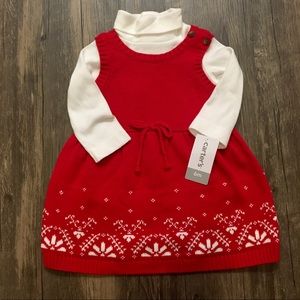 NWT Carter’s Fair Isle Sweater Dress